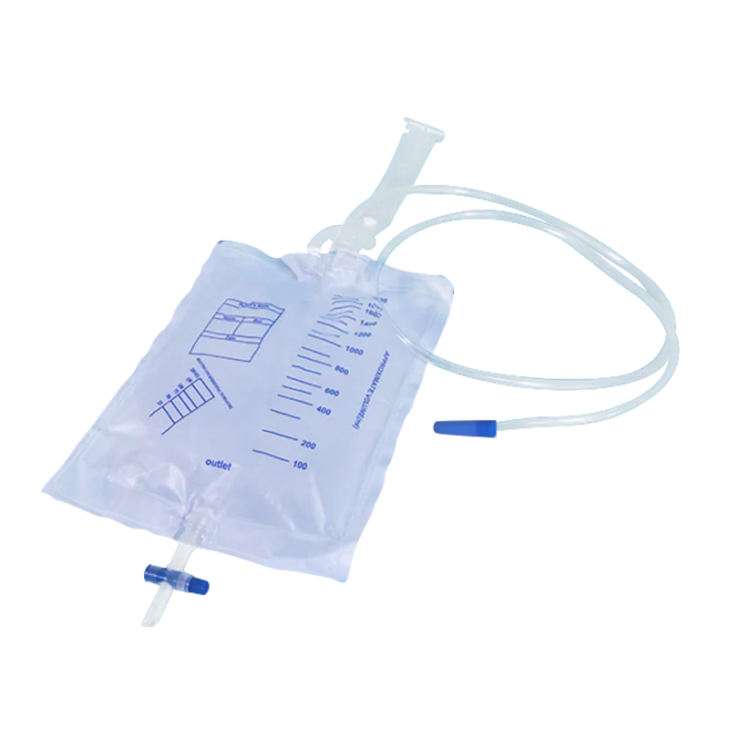 Urine Bag 2000 ml (cross valve, with ribbon) Humed Healthcare